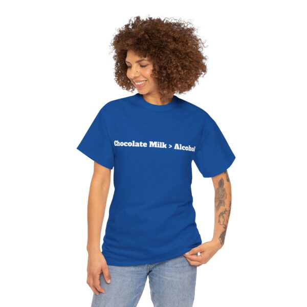 Chocolate Milk > Alcohol (text) Tee - Image 27