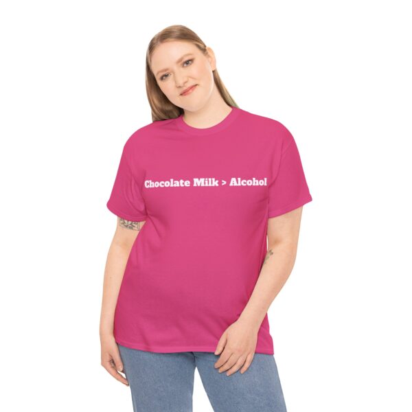 Chocolate Milk > Alcohol (text) Tee - Image 36